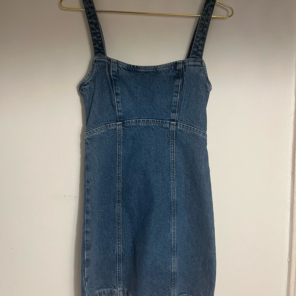 Zara Blue Denim Dress